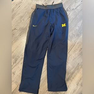 Nike University of Michigan sweat pants, small blue and gray